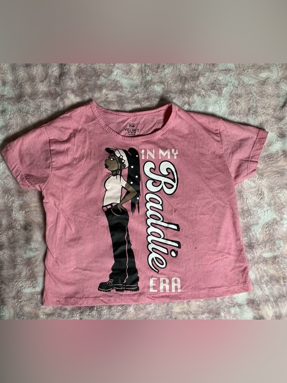 Velvet Girls Pink 'In My Baddie Era' Graphic Tee